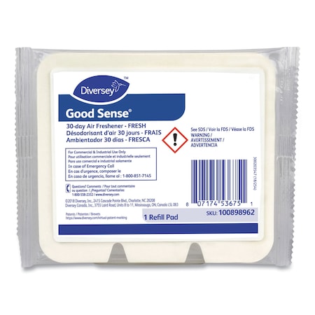 Diversey Good Sense 30-Day Air Freshener, Fresh, PK12 100898962